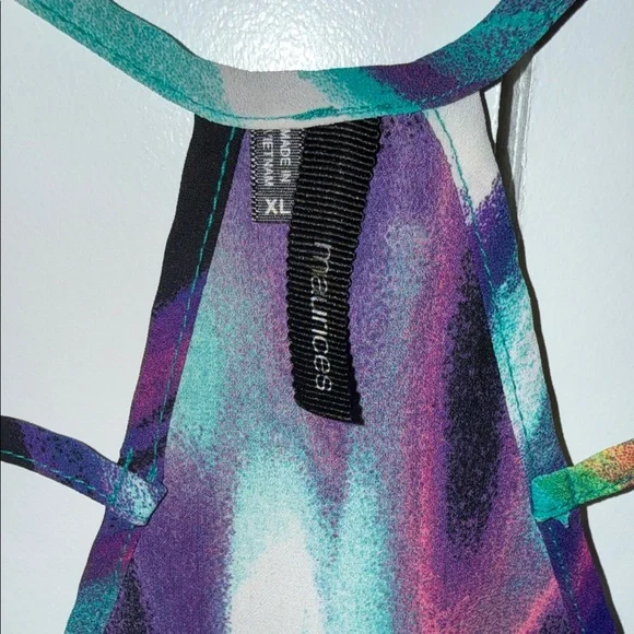 Maurices Multicolor Strappy High-Low Tank Top - Picture 2 of 6